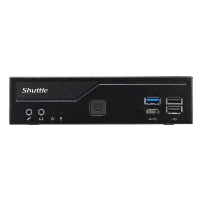 2. Shuttle XP? slim DH610V2 komputer typu barebone Wielkość PC 1.35L Czarny Intel H610 LGA 1700