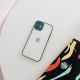 2. Milky Case silikonowe elastyczne półprzezroczyste etui do Samsung Galaxy A22 4G ciemnozielony