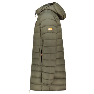 4. Kurtka męska Geographical Norway AMIGOMAP LONG HOOD DB KAKI MEN 233 KAKI (WZ5087H/GN-KAKI)