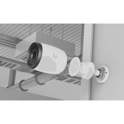 2. Ubiquiti UVC-AI-Pro White | Kamera IP | 4K Ultra HD 30fps, IP65, 1x RJ45 1000Mbps PoE, 3x zoom optyczny