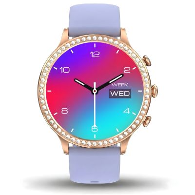 8. Smartwatch Gravity Różowe Złoto Pasek i Bransoleta GT5-7