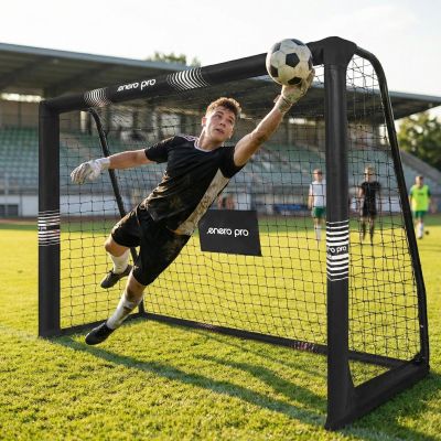 6. BRAMKA DO PIŁKI NOŻNEJ Z SIATKĄ 180x120x60CM ENERO PRO