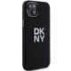 4. Etui DKNY Liquid Silicone Metal Logo na iPhone 15 / 14 / 13 - czarne