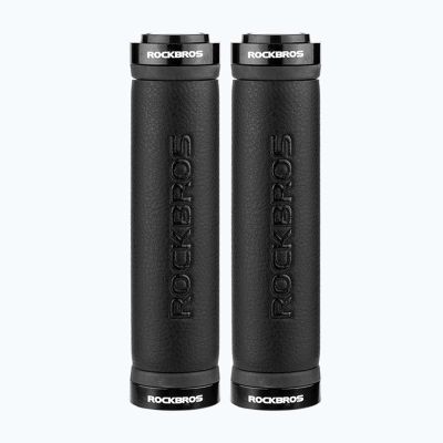 2. Uchwyty rowerowe Rockbros 40210003001 na kierownicę z mikrofibry - czarne
