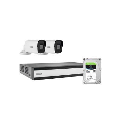 4. ABUS PoE-Video-Set: 2 Mini-Tube-Kameras + NVR 4Ch.TVVR36402D