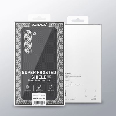 5. Nillkin Super Frosted Shield Pro etui Samsung Galaxy S23+ pancerny pokrowiec + podstawka na telefon czerwone
