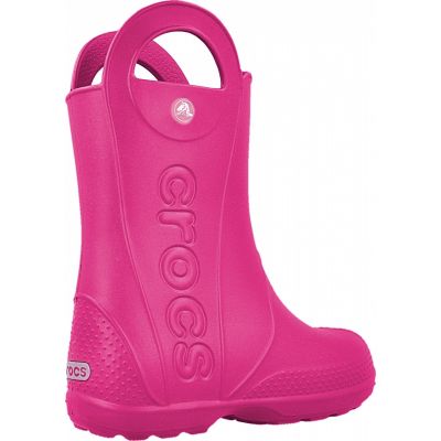 Kalosze Crocs Handle It Jr 12803 różowe