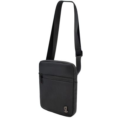 2. SASZETKA NA RAMIĘ P8312-0 PU CZARNA SEMI LINE