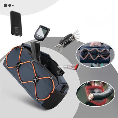9. Torba Rockbros 30110054002 rowerowa na kierownicę 2,2 l - niebieska