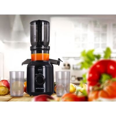 34. ELDOM WYCISKARKA WOLNOOBROTOWA PJ350 250 W CZARNA DWA FILTRY NOWEJ GENERACJI HEAVY PRESS