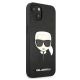 4. Etui Karl Lagerfeld Saffiano Ikonik Karl's Head na iPhone 13 mini - czarne