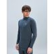 2. Koszulka rowerowa POC M's Layer Merino Mock Neck Jersey szara