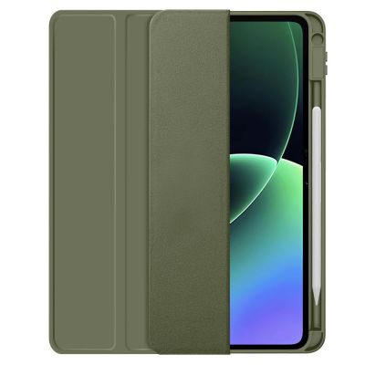 3. Etui Tech-Protect SmartCase Pen na Xiaomi Pad 11.2" - oliwkowe