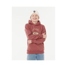 Bluza RIP CURL STAPLER HOOD -BOY czerwona