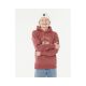 Bluza RIP CURL STAPLER HOOD -BOY czerwona