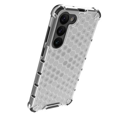 16. Honeycomb etui do Samsung Galaxy S23+ pancerny hybrydowy pokrowiec niebieskie