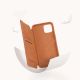 11. Nillkin Qin Leather Pro Case etui iPhone 14 Plus osłona na aparat kabura pokrowiec obudowa z klapką brązowy