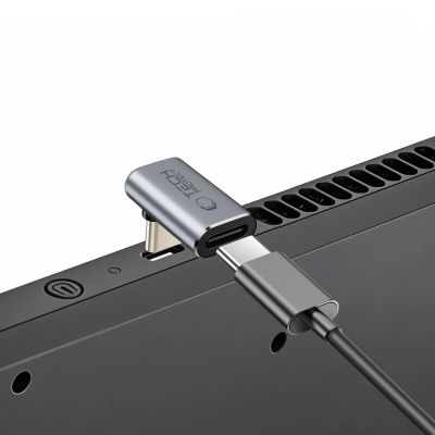 9. Adapter kątowy Tech-Protect Ultraboost AA03 USB-C - szary