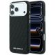 Etui Karl Lagerfeld Grained Allover Logo Metal Elongated MagSafe na iPhone 17 Pro / 18 Pro - czarne