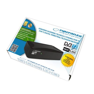 4. ESPERANZA TUNER DVB-T2 H.265/HEVC EV108R