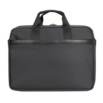 3. Torba na laptop Wozinsky WET-15 15.6" z rączką i regulowanym paskiem na ramię - czarna
