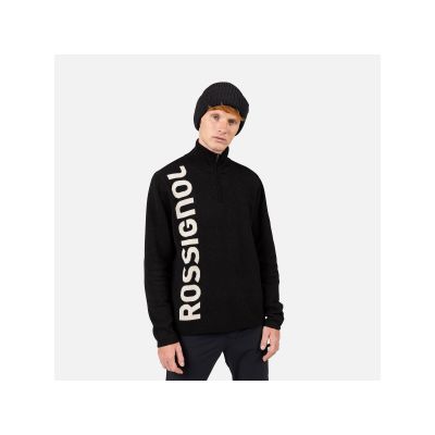 Sweter męski ROSSIGNOL SIGNATURE HZ SWEATER czarny
