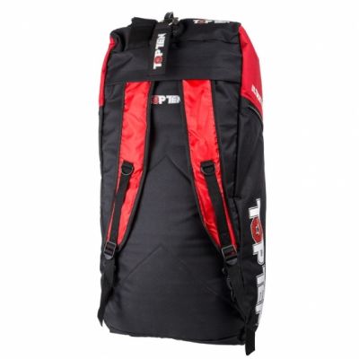 3. Torba sportowa TOP TEN z funkcją plecaka 70 x 35 cm TOR-P2 MMA czarno-czerwona