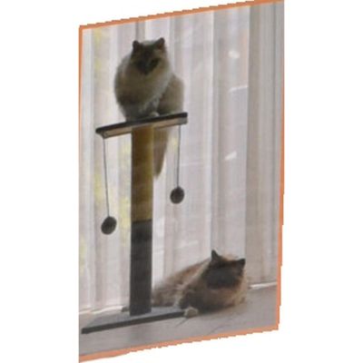 12. DRAPAK DRZEWKO DLA KOTA 59CM 2 PIŁECZKI