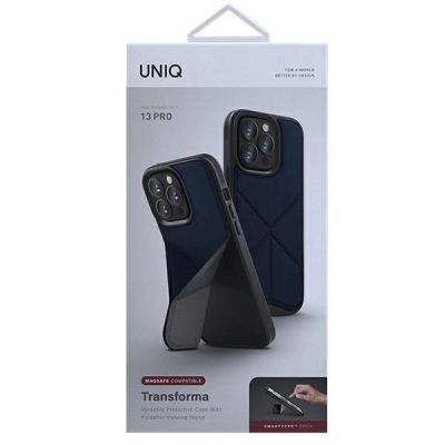 10. Etui UNIQ Transforma MagSafe na iPhone 13 Pro / iPhone 13 - niebieskie