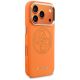 4. Etui Guess Perforated 4G MagSafe na iPhone 17 Pro - pomarańczowe