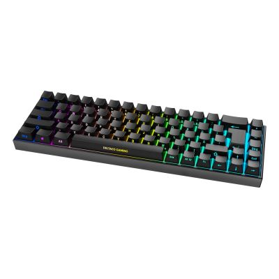 5. Deltaco Gaming GAM-100-DE klawiatura USB + RF Wireless + Bluetooth QWERTZ Niemiecki Czarny