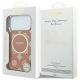 8. Etui Guess IML Peony Dot MagSafe na iPhone 17 Pro Max - pomarańczowe