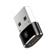 6. Adapter Baseus Mini przejściówka z USB-C na USB-A - czarny