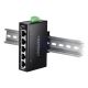 5. Trendnet TI-ELC50 przełącznik sieciowy Nie zarządzany Fast Ethernet (10/100) Czarny