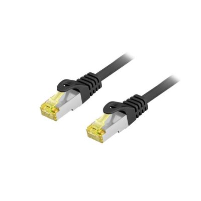 2. Equip 605110 kabel sieciowy Czarny 25 m Cat6a S/FTP (S-STP) Okrągły