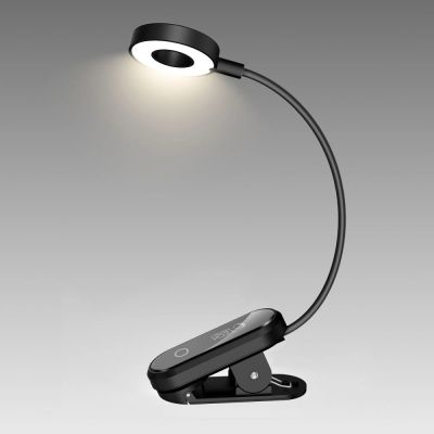 3. Lampka bezprzewodowa Tech-Protect LL100 z klipsem + Kabel USB-A / USB-C 30 cm - czarna