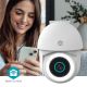 2. Kamera zewnętrzna Nedis Smartlife Wifi, IP65 czujnik ruchu, night vision, biały