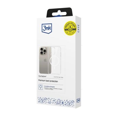 14. Etui 3mk Clear MagCase na Apple iPhone 15 Pro Max - przezroczyste