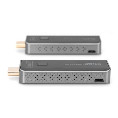 18. Przedłużacz/Extender HDMI prezentacyjny, bezprzewodowy 50m 1080p 60Hz 5GHz (zestaw)
