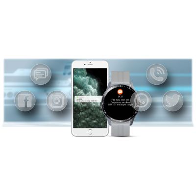17. Zegarek SMARTWATCH G.ROSSI SW018-2