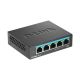 4. 5-portowy wielogigabitowy przełącznik biurkowy D-Link 2,5G - niezarządzalny - L2 - 2.5G Ethernet (100/1000/2500)