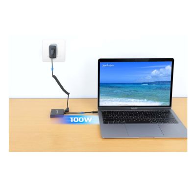 6. Manhattan 154321 adapter kablowy 0,15 m USB Type-C 2 x HDMI Czarny