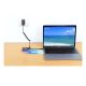 6. Manhattan 154321 adapter kablowy 0,15 m USB Type-C 2 x HDMI Czarny