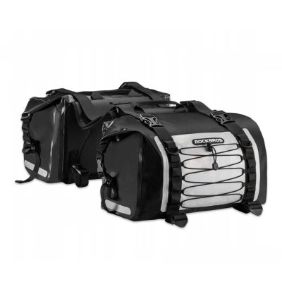 3. Torba motocyklowa Rockbros AS-010BGR wodoodporna - szara