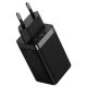 3. Szybka ładowarka sieciowa GaN 2xUSB C 1xUSB 65W Baseus GaN5 Pro + kabel USB C - USB C 100W - czarna