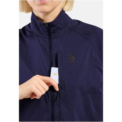 2. Kurtka damska Odlo ZEROWEIGHT Jacket granatowa