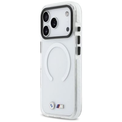 2. Etui BMW M IML Shockproof Metal Logos MagSafe na iPhone 17 Pro Max - przezroczyste