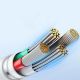 15. Kabel Baseus Pudding 100W USB-A - USB-C 1,2m - biały