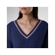 5. Sweter damski ROSSIGNOL W Knitted V Neck granatowy