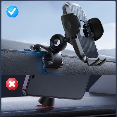 3. Uchwyt samochodowy Joyroom JR-ZS259 zaciskowy, z trzema regulowanymi nóżkami - czarny